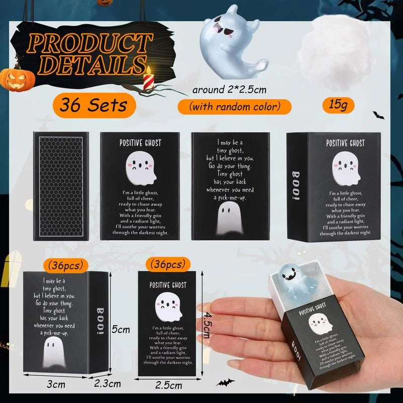 🎃Halloweenský výprodej👻Minifigurky duchů svítících ve tmě s krabičkou