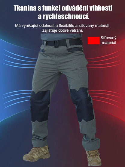 Pánské elastické voděodolné taktické kalhoty